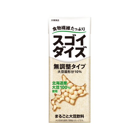 大塚食品 スゴイダイズ 無調整タイプ  200ml