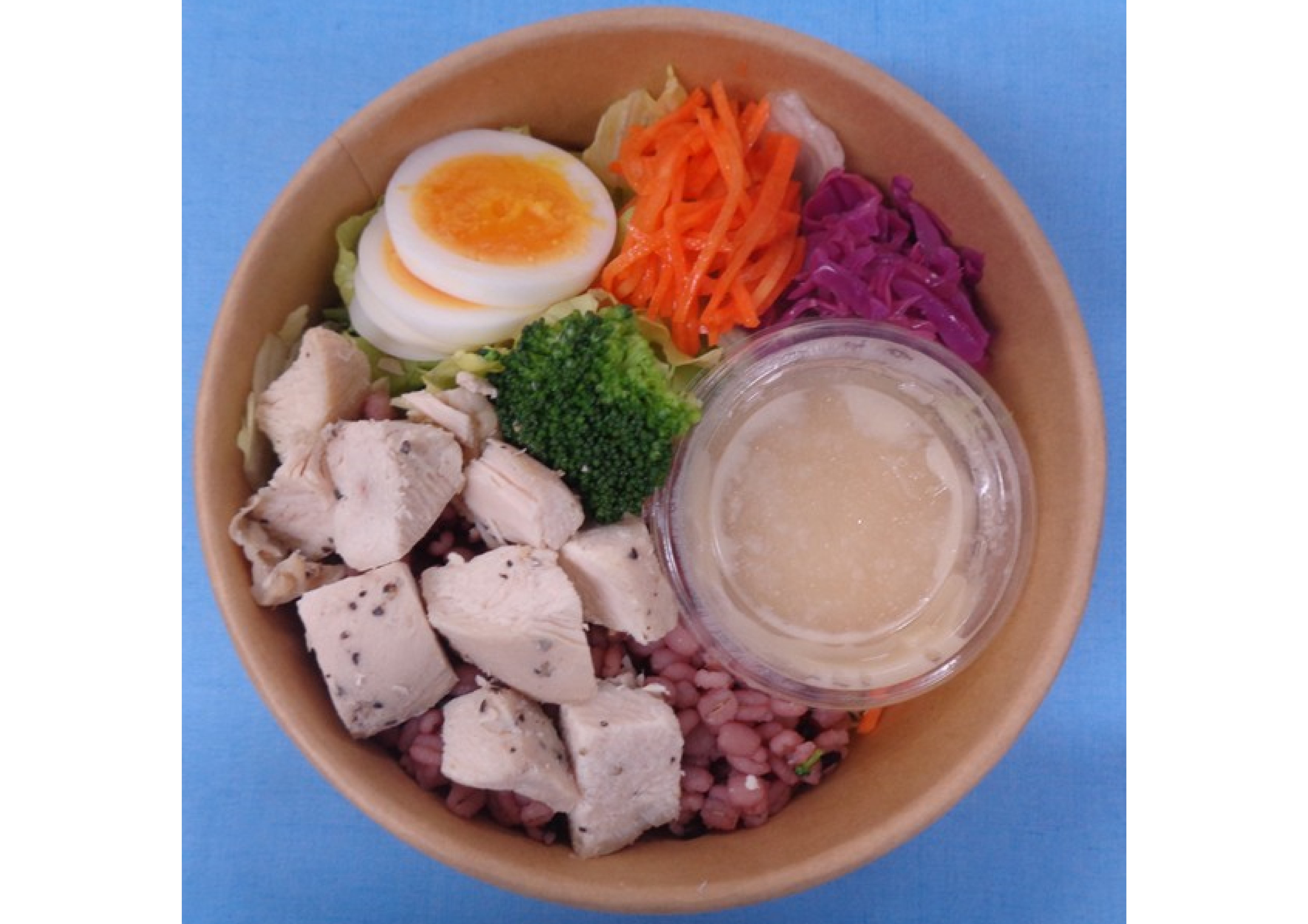 たんぱく質が摂れるサラダボウル（焼き玉葱ドレ） 1パック