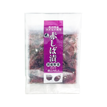 堺共同漬物 赤しば漬（みずなす使用）  90g