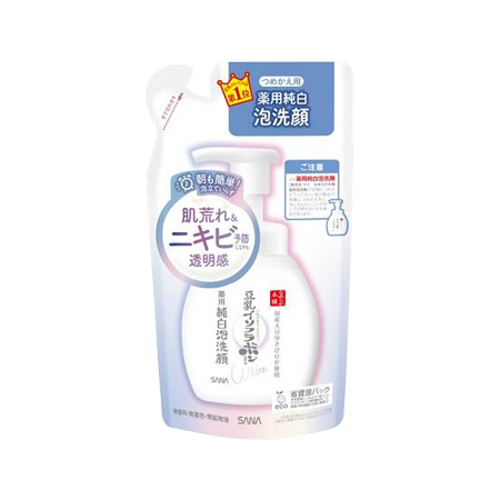 なめらか本舗　薬用純白泡洗顔　つめかえ 180ml