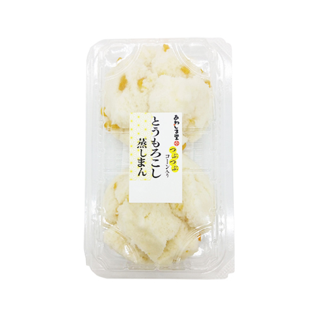 あわしま堂 とうもろこし蒸しまん  2個入