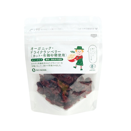アルファフードスタッフ BIONOWA オーガニック・ドライクランベリー  60g