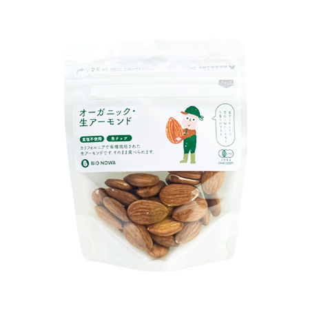 アルファフードスタッフ BIONOWA オーガニック・生アーモンド  60g