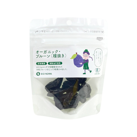 アルファフードスタッフ BIONOWA オーガニック・プルーン（種抜き）  70g