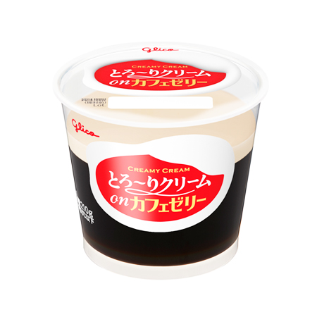グリコ とろ～りクリームｏｎカフェゼリー  210g