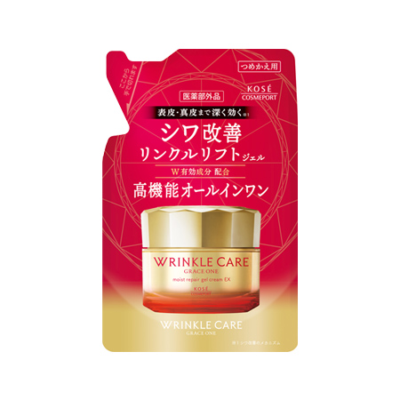 グレイスワン リンクルケア モイストリペア ジェルクリームEX つめかえ 90g