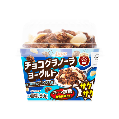 日本ルナ TOPCUP チョコグラノーラ ヨーグルト  80+25g