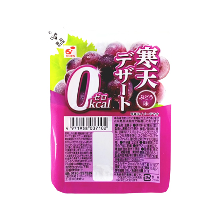 カンエツ 寒天デザート0kcal ぶどう味  250g
