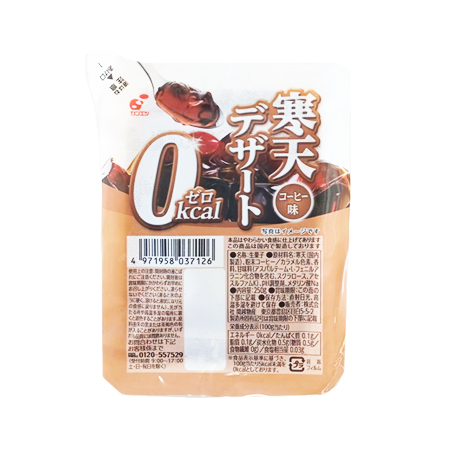 カンエツ 寒天デザート0kcal コーヒー味  250g