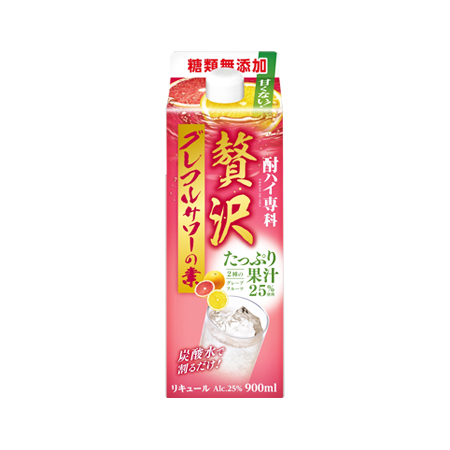 合同酒精 酎ハイ専科贅沢グレフルサワーの素  900ml