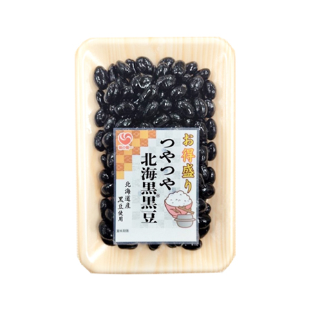 菊池食品 お得盛り つやつや北海黒黒豆 150g