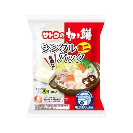 サトウ食品 サトウの切り餅シングルパックミニ  100g