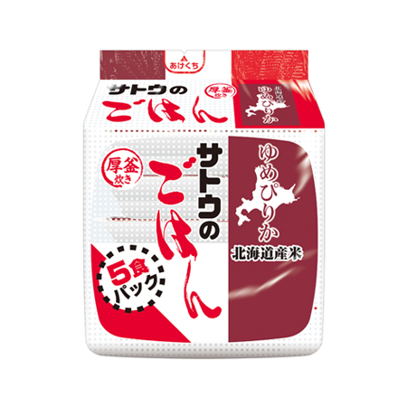 サトウのごはん 北海道産ゆめぴりか  5食パック