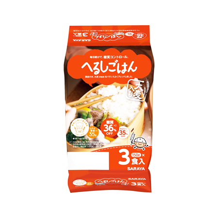 サラヤ へるしごはん大麦入り  3食入