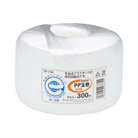 セキスイ タフロープ 玉巻 TP730 白 300m