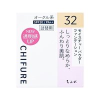 ちふれ モイスチャーパウダーファンデーションN 32(オークル系) つめかえ 14g