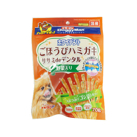 ホワイデントササミ野菜入り 70g