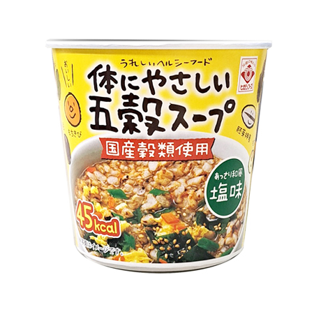 ヒガシマル 体にやさしい五穀スープ あっさり和風塩味  12.7g