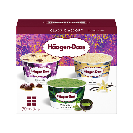 ハーゲンダッツ アソートボックス クラシックアソート  70ml×6