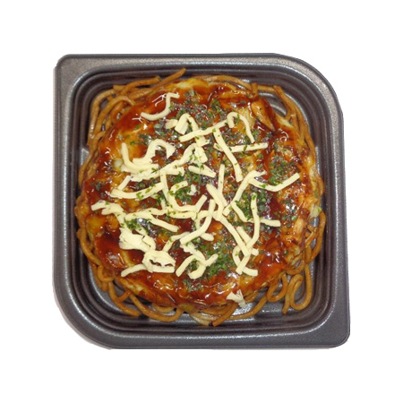 ぼてぢゅう監修　もちチーズ玉＆焼そば　1パック