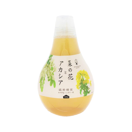 水谷養蜂園 カナダ＆ハンガリー産はちみつ 菜の花とアカシア  500g