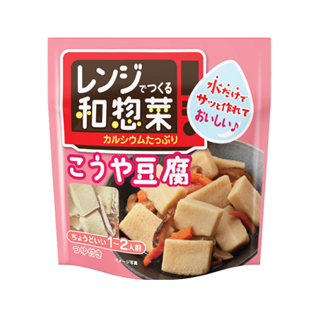 安本 レンジでつくる和惣菜 こうや豆腐  58g