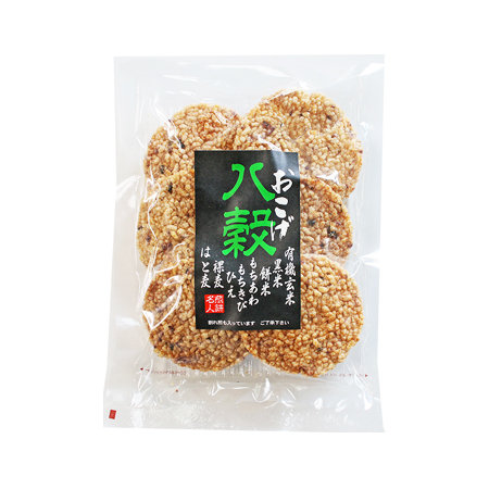 山香煎餅本舗 八穀おこげ煎餅  80g