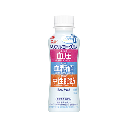 森永  トリプルヨーグルト砂糖不使用ドリンクタイプ  100g