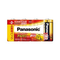 パナソニック アルカリ乾電池 単2形 4本 LR14XJ/4SW