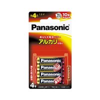 パナソニック アルカリ乾電池単4形 4本 LR03XJ/4B