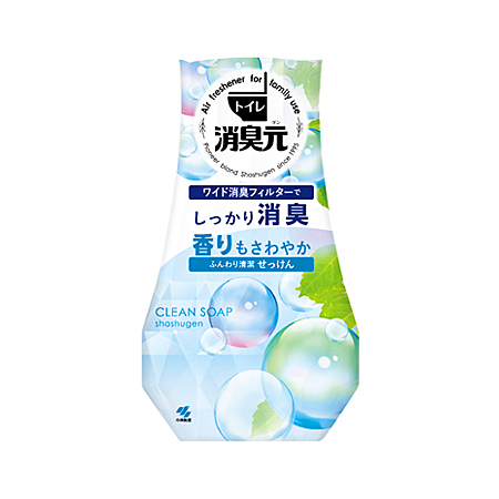 トイレの消臭元 ふんわり清潔せっけん 400ml