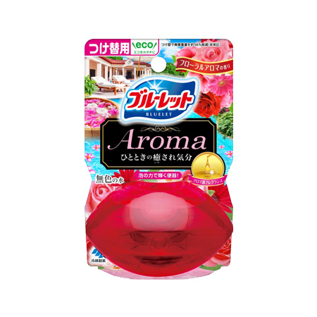 液体ブルーレットおくだけアロマ フローラルアロマの香り つけかえ 70ml
