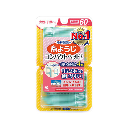 糸ようじ コンパクトヘッド 60本