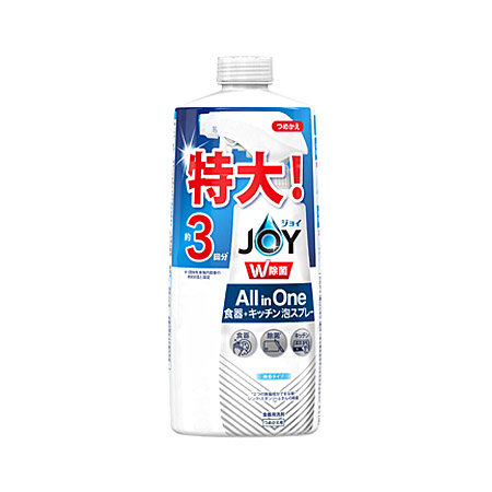 除菌ジョイ泡スプレー 微香 つめかえ 630ml