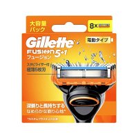 ジレット フュージョンパワー 電動タイプ 替刃 8個