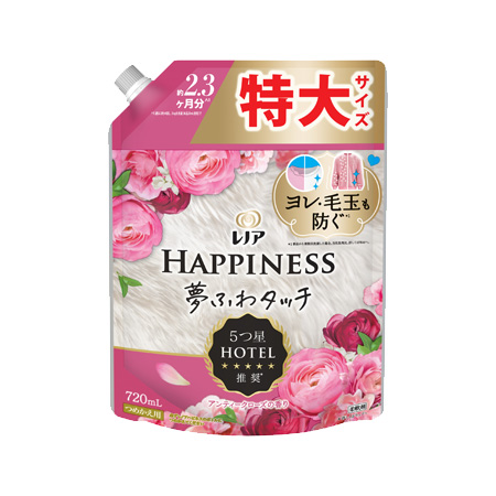 レノアハピネス 夢ふわタッチ アンティークローズの香り つめかえ 特大 720ml