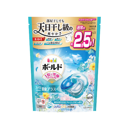 ボールド ジェルボール4D 爽やかフレッシュフラワーサボンの香り つめかえ ハイパージャンボ 28個