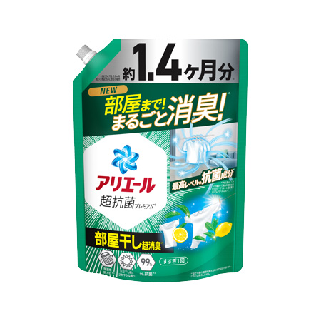 アリエールジェル 部屋干しプラス つめかえ 超ジャンボ 1000g