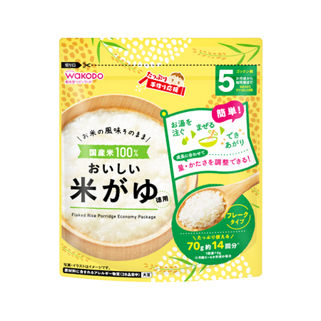 和光堂 おいしい米がゆ 徳用   70g