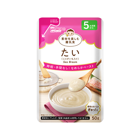 和光堂 素材を楽しむ離乳食 たい  50g