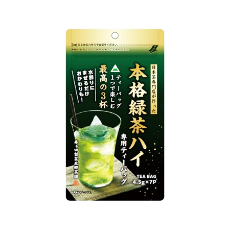 井ヶ田製茶 日本茶専門店が作った本格緑茶ハイ専用ティーバック  7P