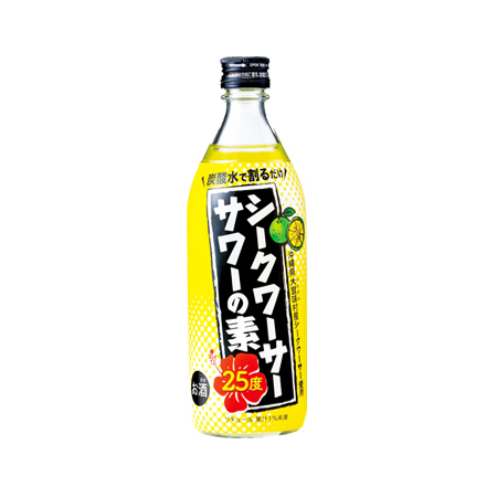 久米仙 シークワーサーサワーの素 25度  500ml