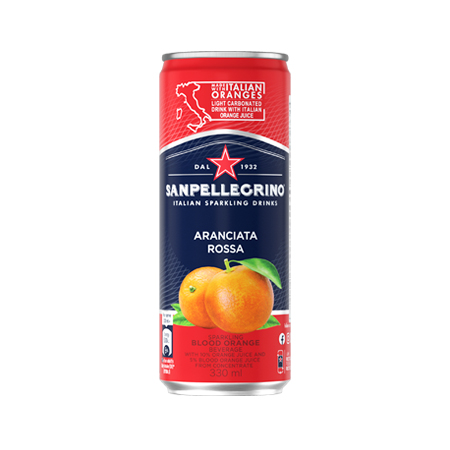 サンペレグリノ アランチャータロッサ（ブラッドオレンｼﾞ)  330ml