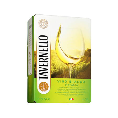 ダヴェルネッロ ビアンコ イタリア(バックインボックス)  3L