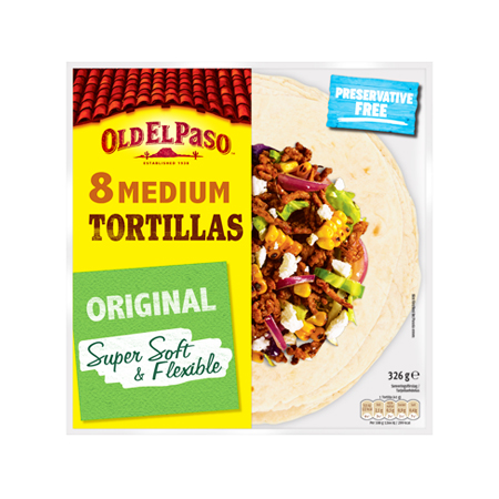 オールドエルパソ フラワートルティーヤ  326g