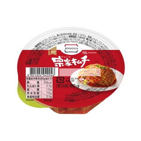 大象ジャパン 宗家キムチ  80g